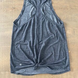 Lululemon Tie It Up Singlet - Heather Grey/Black
